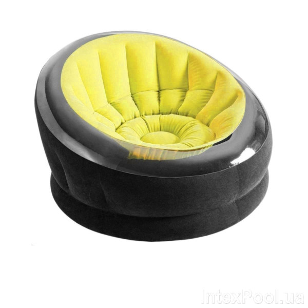 Надувне велюр-крісло Intex 66582 (yellow) Надувне велюр-крісло Intex 66582 (yellow)